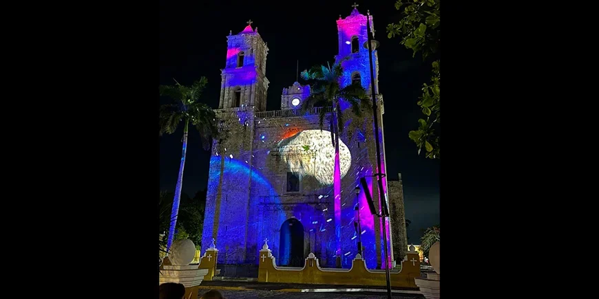 Sound & lightshow in Valladolid