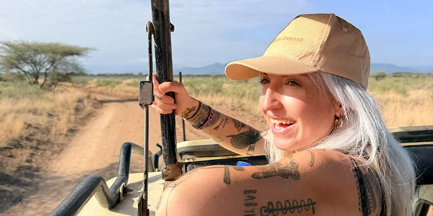 Kat van TourCompass op safarireis in Kenia