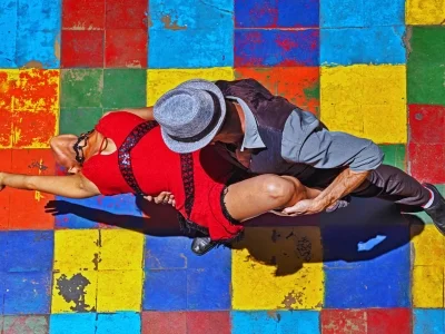 Tangodansers in Buenos Aires