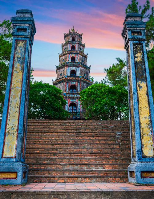 Thien Mu-pagode in Hué, Vietnam