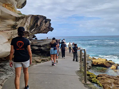 Christina, Product Manager bij TourCompass, loopt de route van Coogee naar Bondi