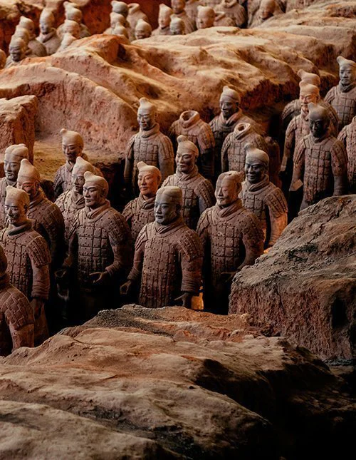 Beelden van het Terracottaleger in China