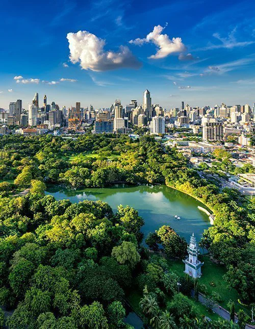 Groene oase in het hart van Bangkok