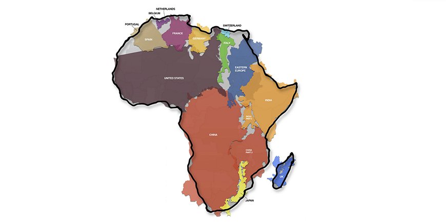 True Size of Africa
