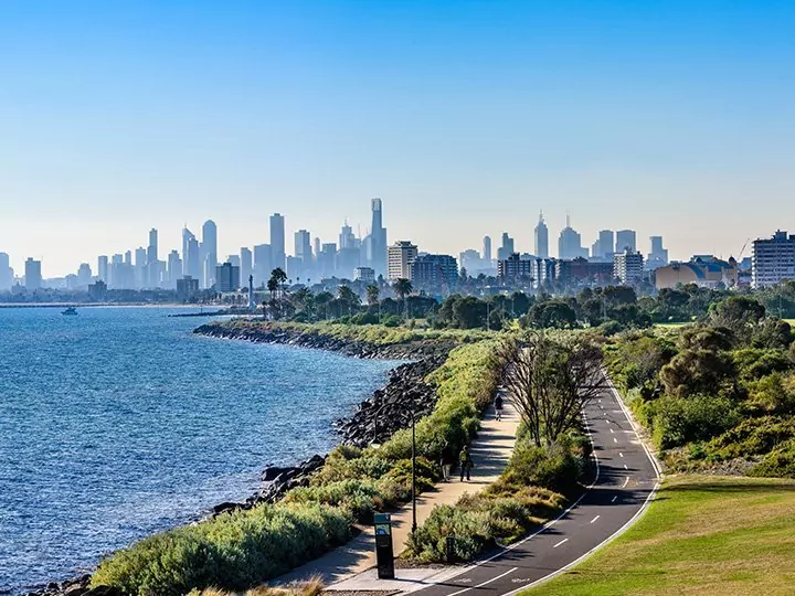 De kust van Australië van Brisbane naar Sydney & Melbourne