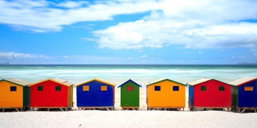 Muizenberg Beach in Kaapstad