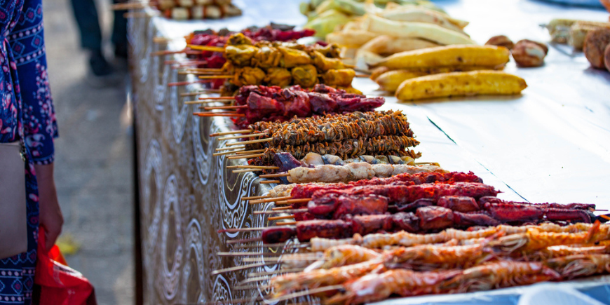 Streetfood-markt Forodhani in Stone Town