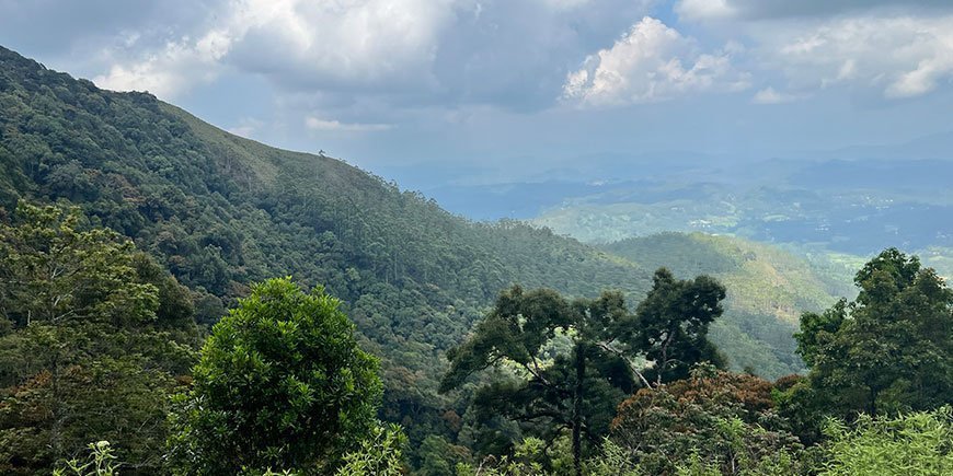 Prachtig uitzicht in Sri Lanka