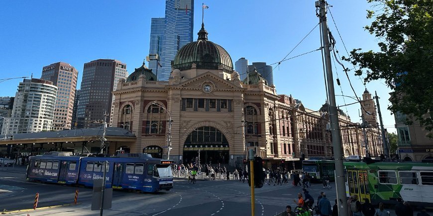 Prachtig gebouw in Melbourne, Australië