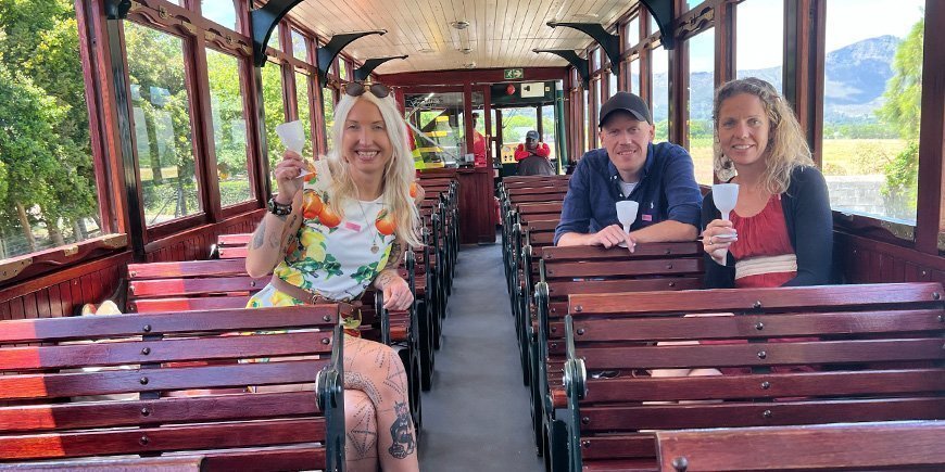 Winetram tour in de Wijnlanden