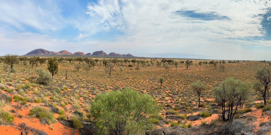 De omgeving van Uluru en Kata Tjuta