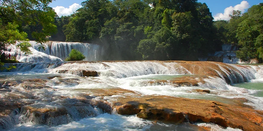 Agua Azul in Mexico