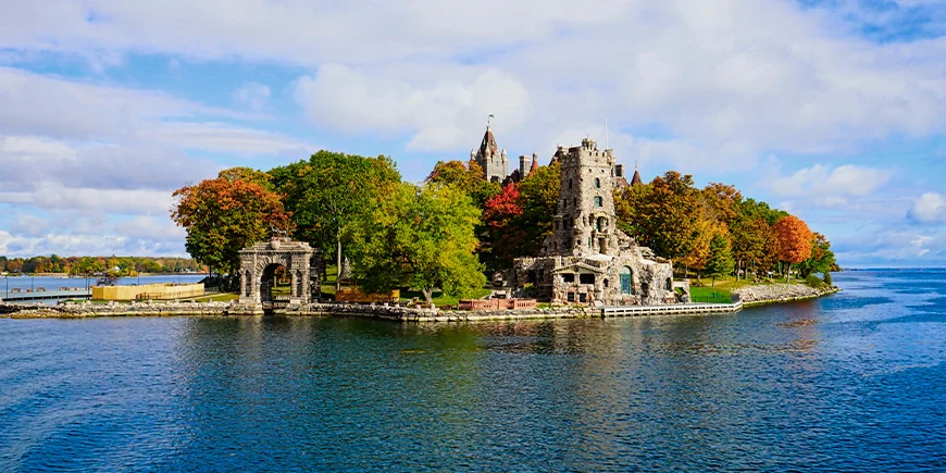 Heart Island in Thousand Islands National Park in het oosten van Canada