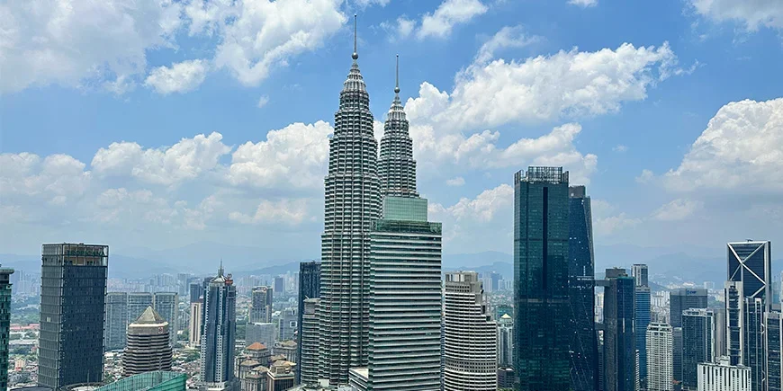 Petronas Twin Towers in Kuala Lumpur, Maleisië