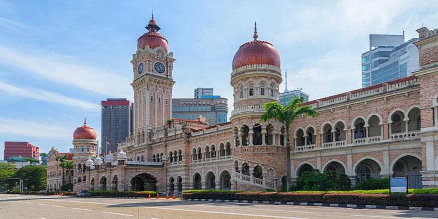 Sultan Abdul Samad-gebouw aan het Merdeka-plein in Kuala Lumpur