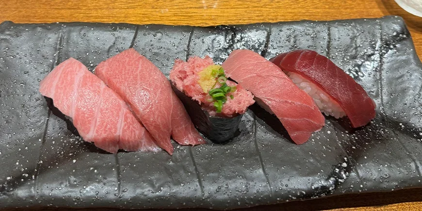 Sushi, zoals het eruitziet in Japan