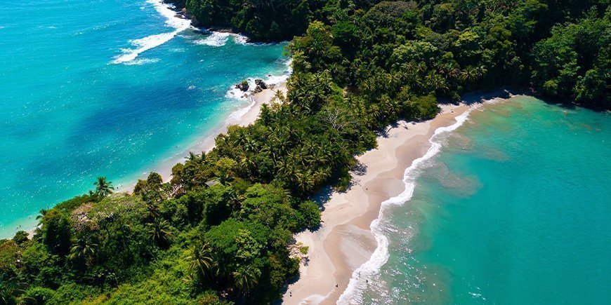 Manuel Antonio National Park van boven