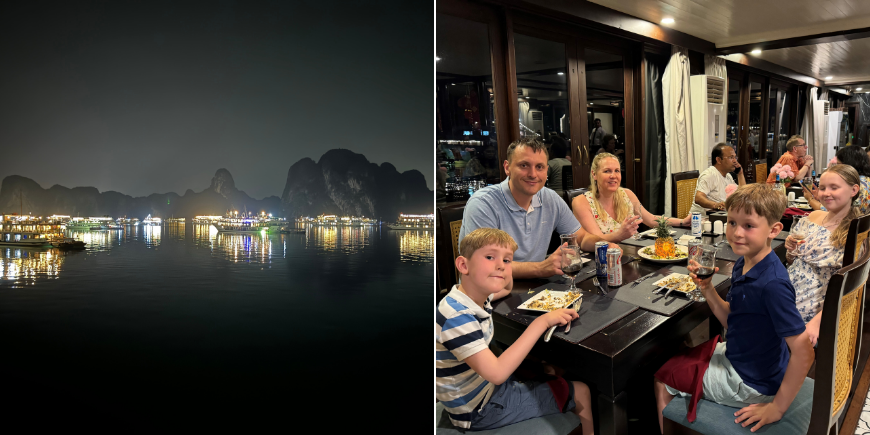 Avond op de boot