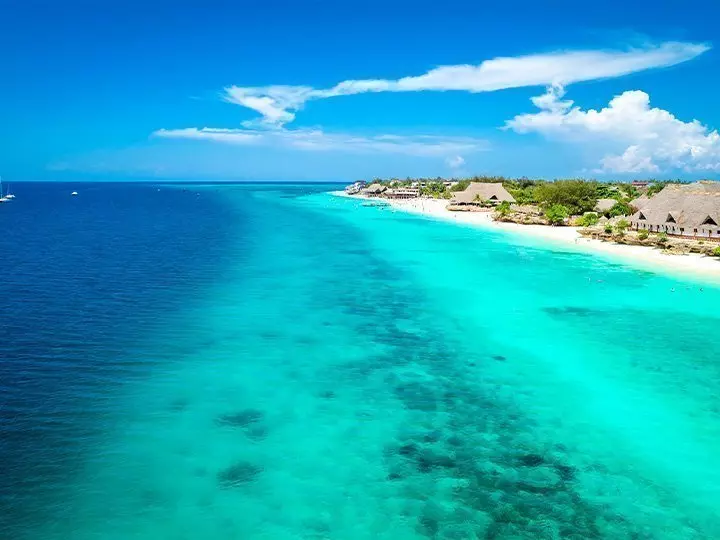 Prachtig strand in de Indische Oceaan