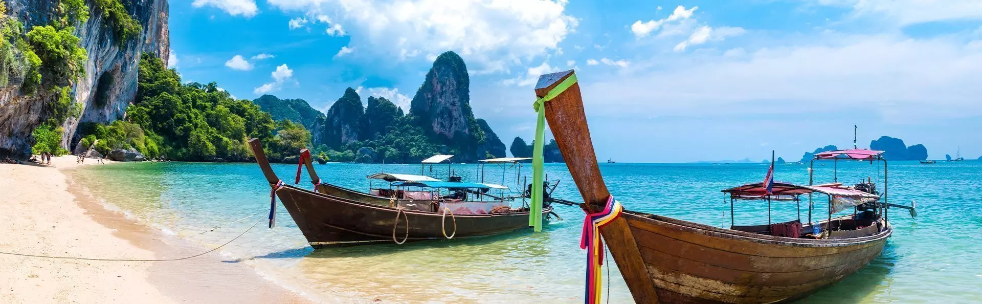 Railey Beach bij Krabi, Thailand