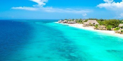 Nungwi strand in het noorden van Zanzibar